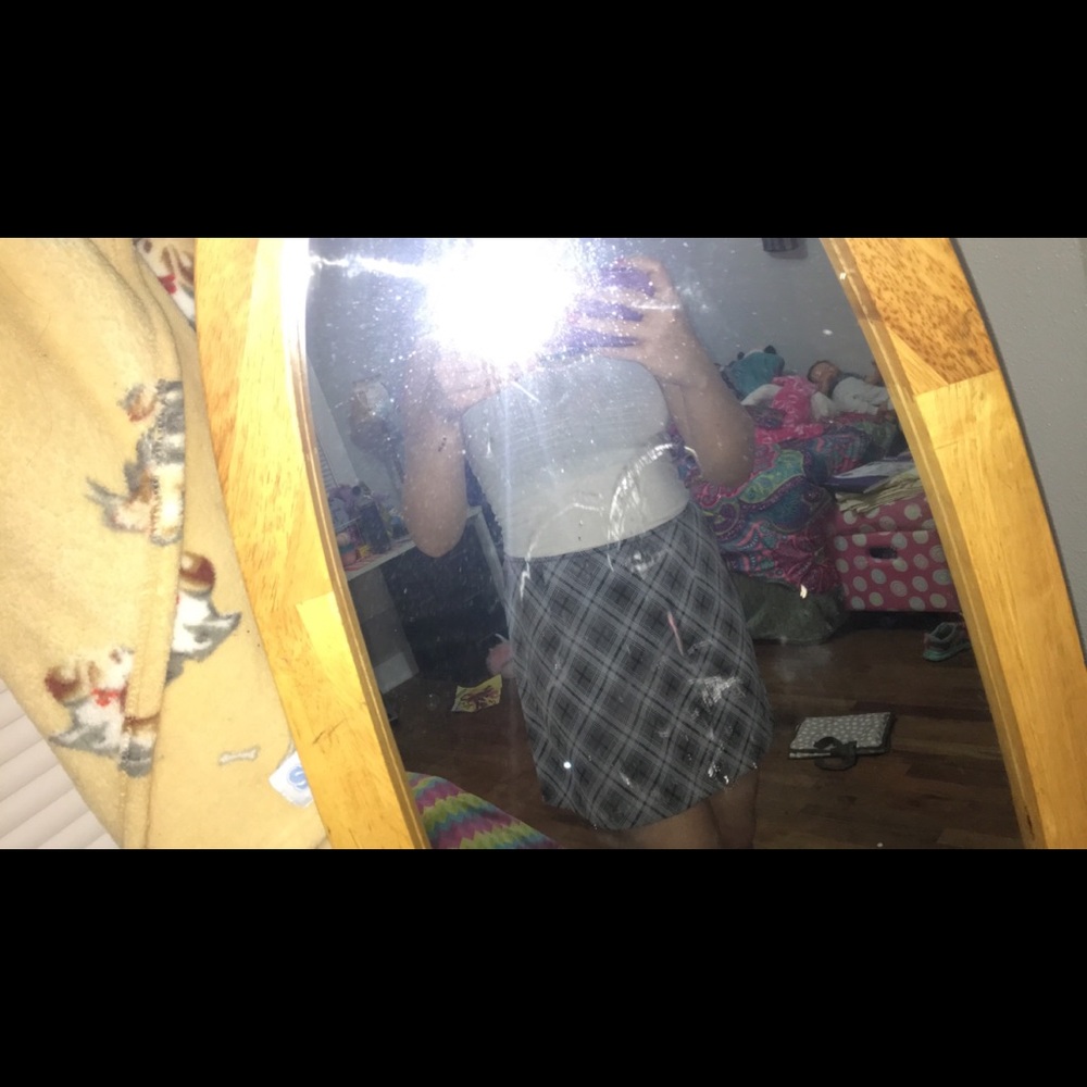 cute plaid skirt